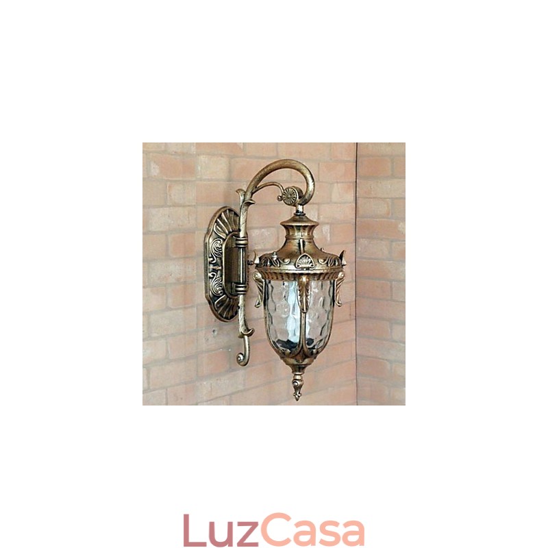 Luminárias de parede externas tradicionais clássicas de metal