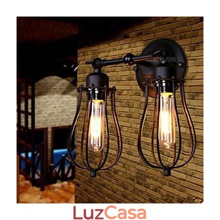 Luminária de parede Township Double Grapefruit