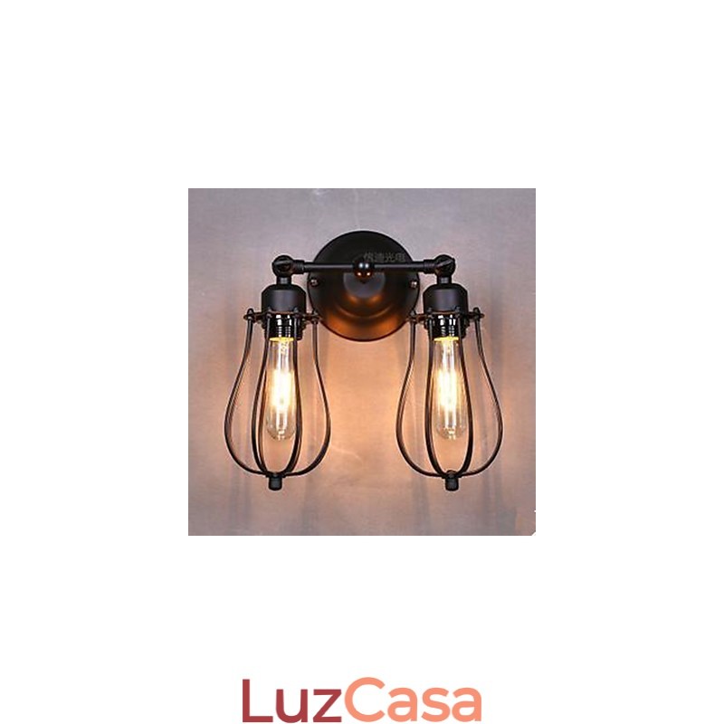 Luminária de parede Township Double Grapefruit