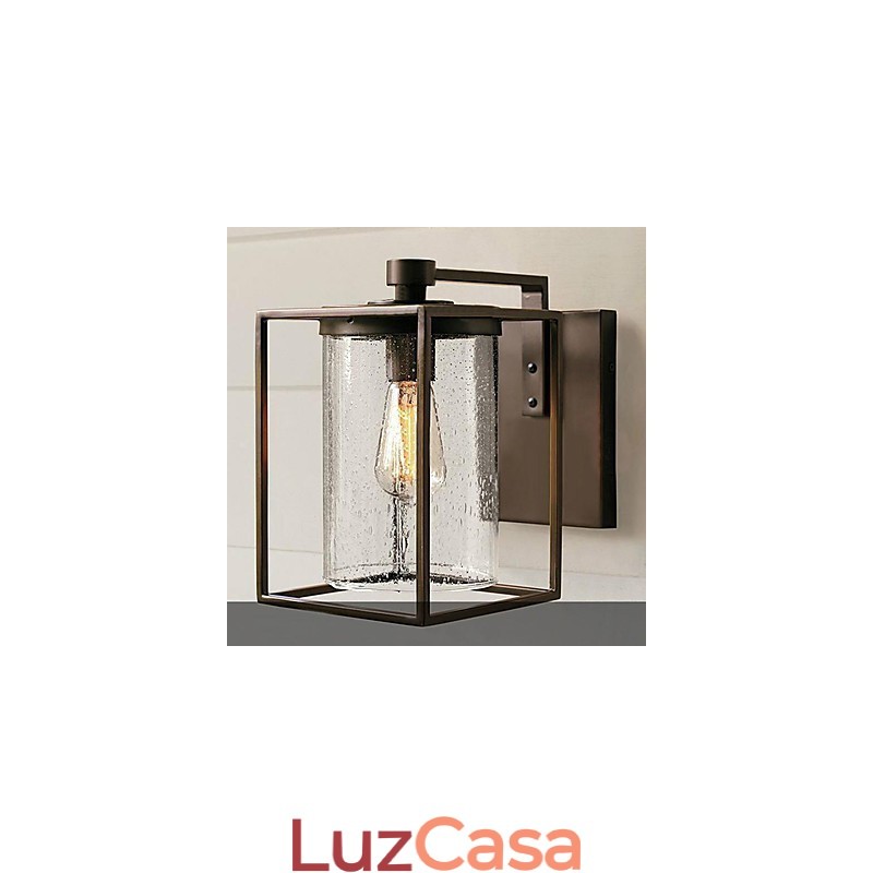 Luminárias de parede externas modernas contemporâneas de metal