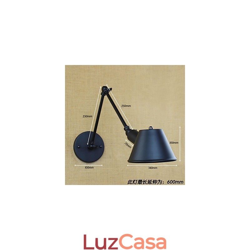 Industrial Air Creative Personalidade Long Arm Bar Café Simplesmente Decorado Luminária de Parede Decorativa