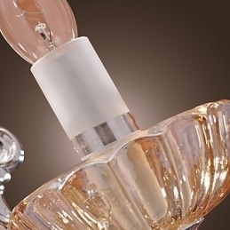 Elegante Luminária de Parede de Cristal com 2 Luzes