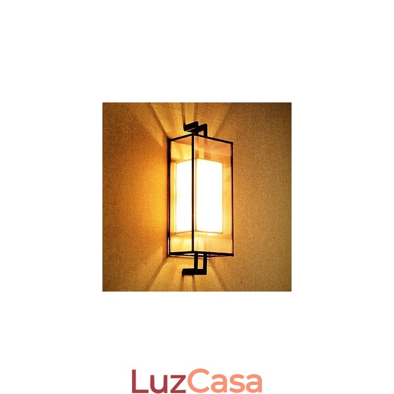 Luminária de parede de vidro nórdico retrô rústica, arandela de cabeceira para quarto, luminárias de parede industriais vintage