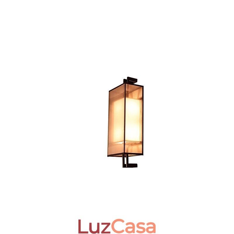 Luminária de parede de vidro nórdico retrô rústica, arandela de cabeceira para quarto, luminárias de parede industriais vintage