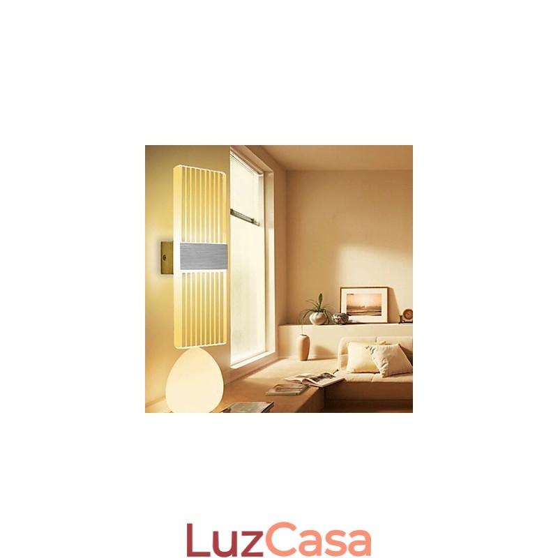 Luminária de parede criativa, simples, moderna e moderna