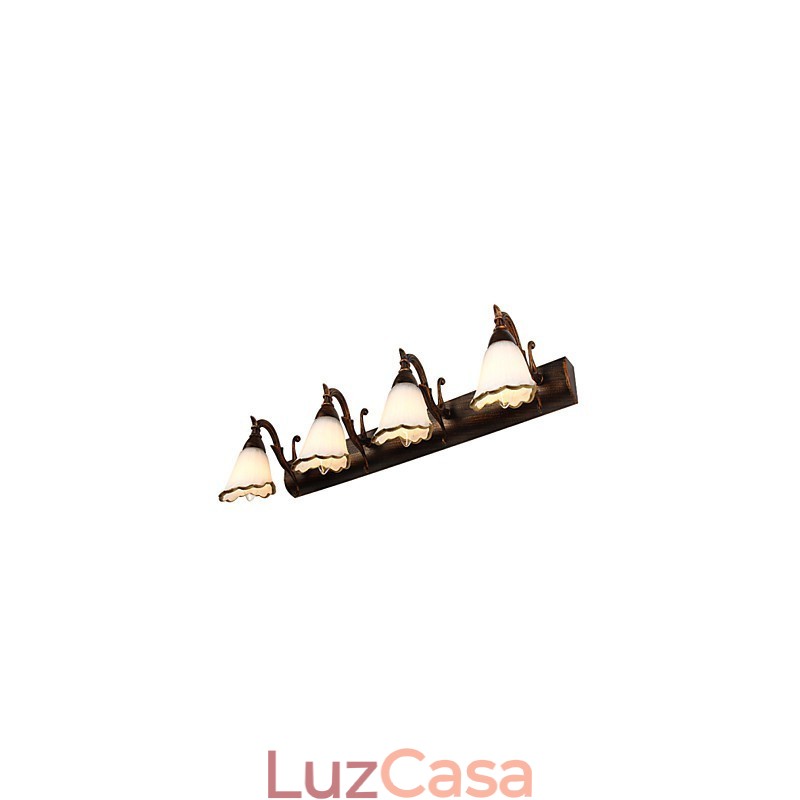 Arandelas de parede Iluminação de banheiro Luzes de parede de leitura Mini estilo rústico Lodge Metal