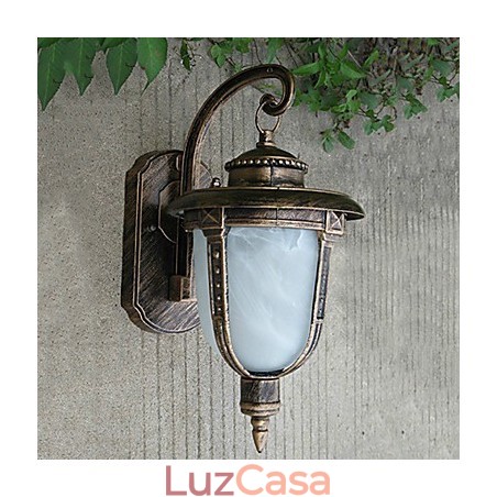 Luminárias de parede externas tradicionais clássicas de metal Luminárias de parede externas tradicionais clássicas de metal