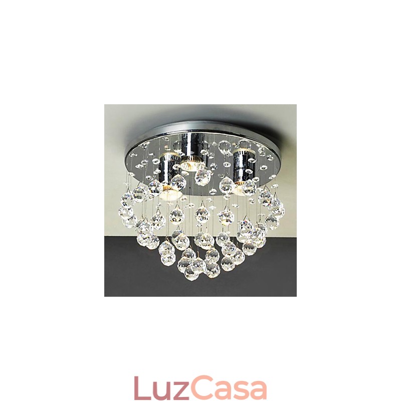 Mini estilo moderno e contemporâneo de cristal galvanizado embutido