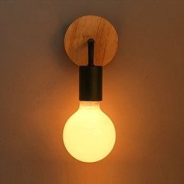 110V 220V IRON Edison Luz de parede interna Corredor escadas Arandela Lâmpada Luminária Preto Branco