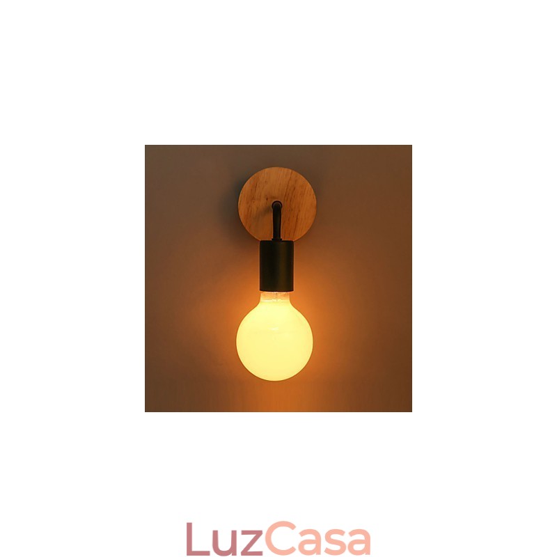 110V 220V IRON Edison Luz de parede interna Corredor escadas Arandela Lâmpada Luminária Preto Branco