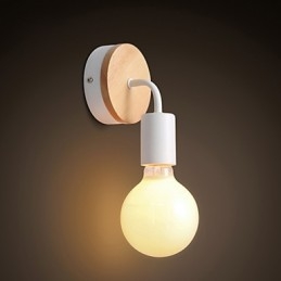 110V 220V IRON Edison Luz de parede interna Corredor escadas Arandela Lâmpada Luminária Preto Branco