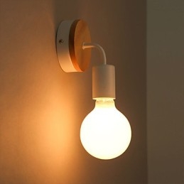 110V 220V IRON Edison Luz de parede interna Corredor escadas Arandela Lâmpada Luminária Preto Branco