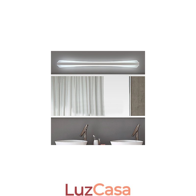 Apliques de parede Iluminação de banheiro Moderno Contemporâneo PVC