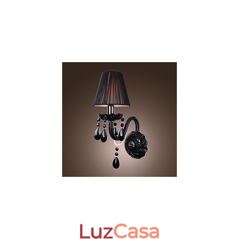 Luzes de parede de cristal de vela vidro contemporâneo moderno