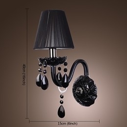 Luzes de parede de cristal de vela vidro contemporâneo moderno