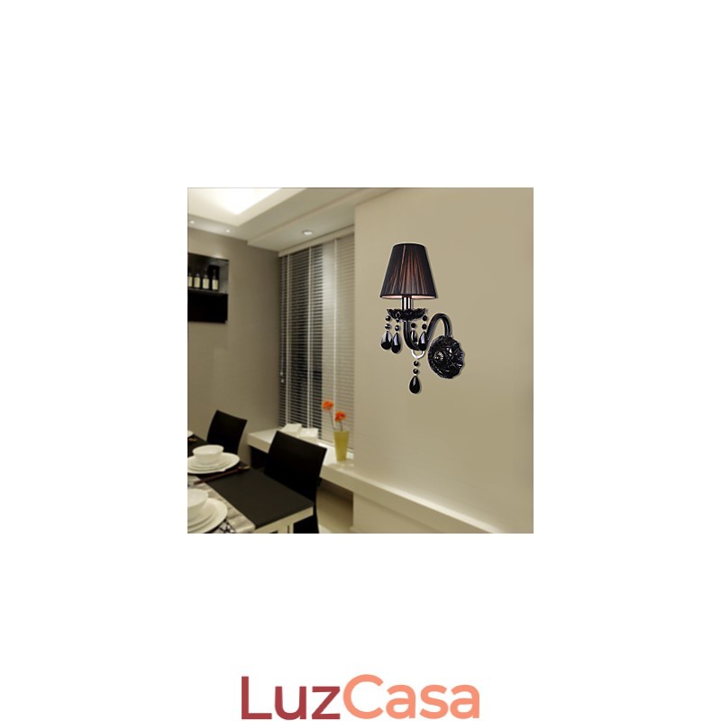 Luzes de parede de cristal de vela vidro contemporâneo moderno