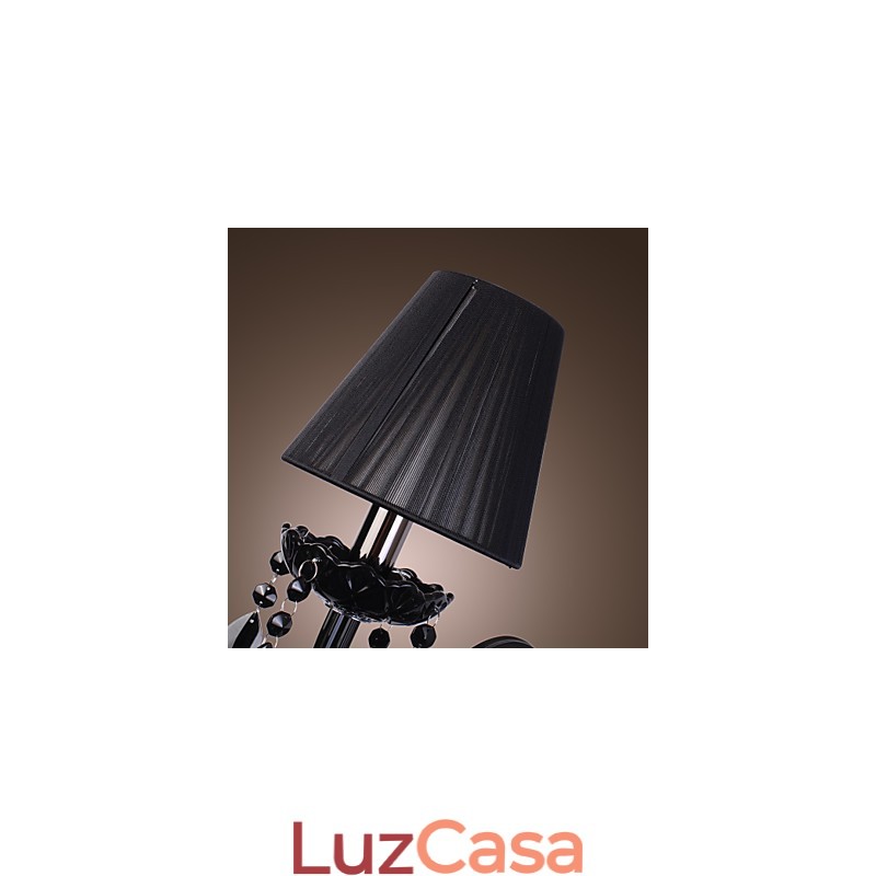 Luzes de parede de cristal de vela vidro contemporâneo moderno