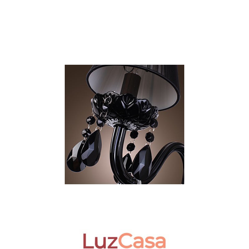 Luzes de parede de cristal de vela vidro contemporâneo moderno