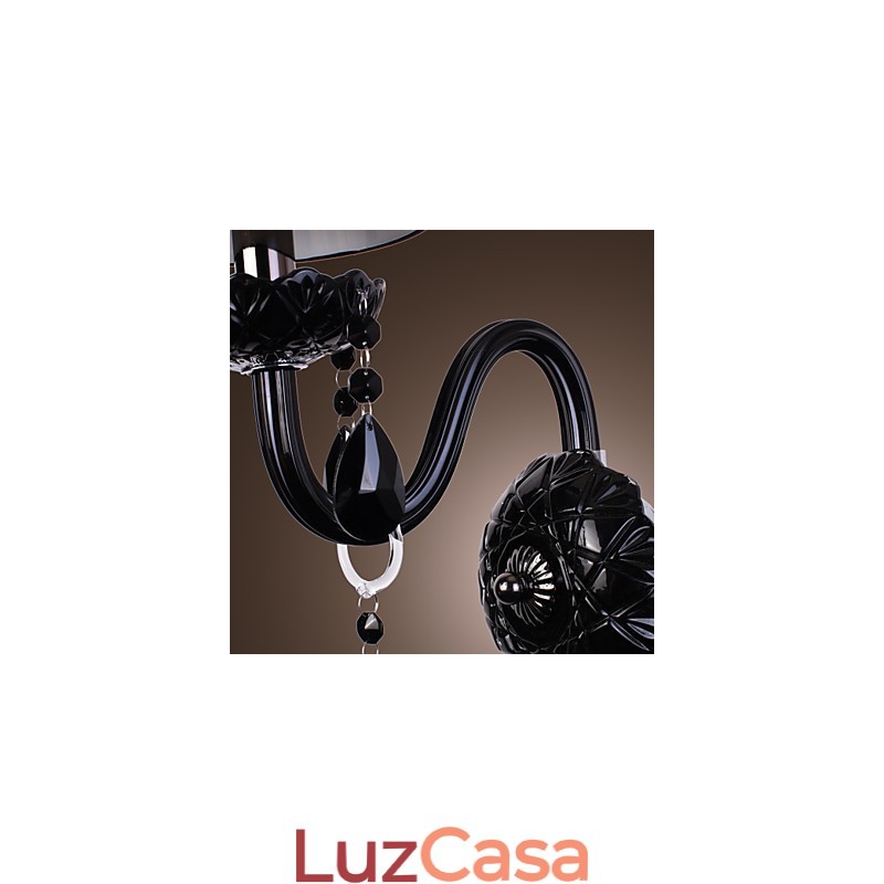 Luzes de parede de cristal de vela vidro contemporâneo moderno