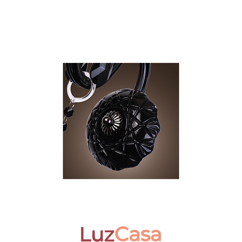 Luzes de parede de cristal de vela vidro contemporâneo moderno