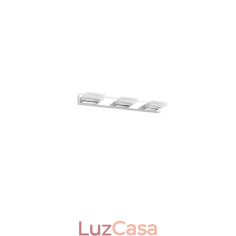 Luminária Espelho Aço Inox e Acrílico