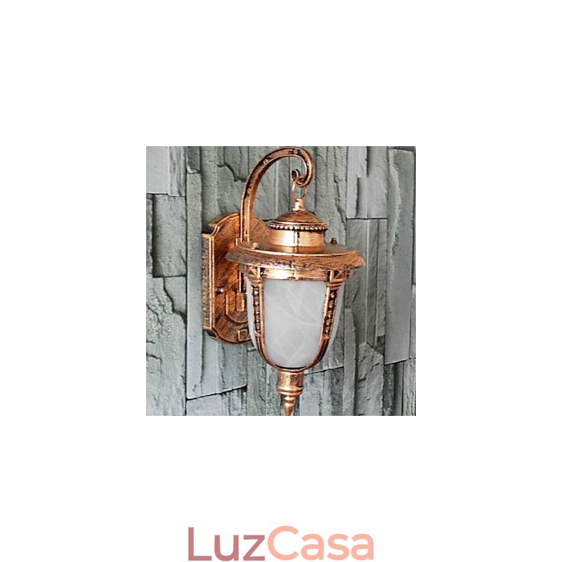 Luminárias de parede externas tradicionais clássicas de metal