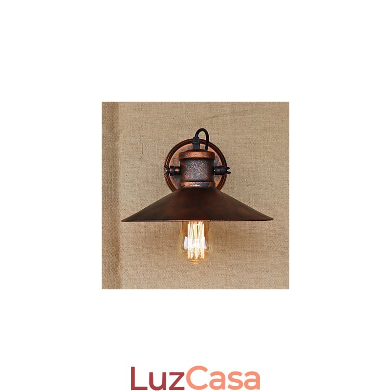 Loft industrial Armazém Sala de estar criativa Varanda Vento Ferruginoso Nostalgic Retro Pastoral Escadaria Luminária de parede