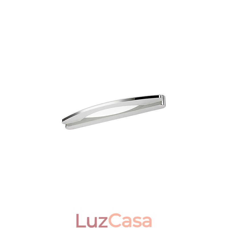 Iluminação moderna para banheiro Luminária de parede contemporânea em metal