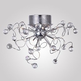 Lustre de Cristal Design Moderno Living 9 Luzes