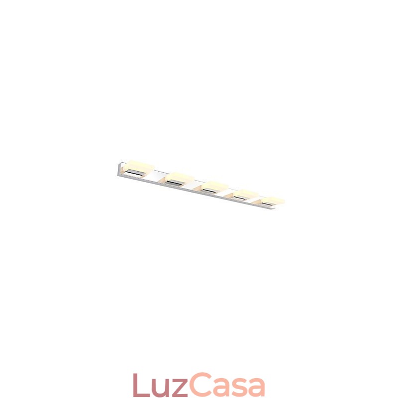 Luminária Espelho Aço Inox e Acrílico