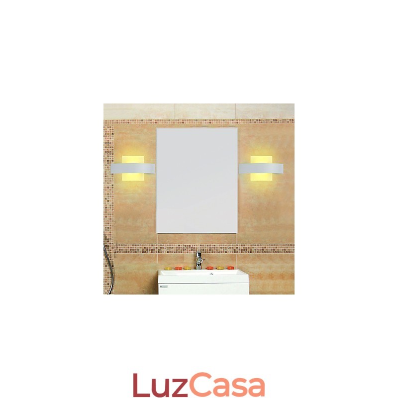 Iluminação de banheiro Wall Washers Luzes de parede de leitura Mini estilo moderno contemporâneo Metal