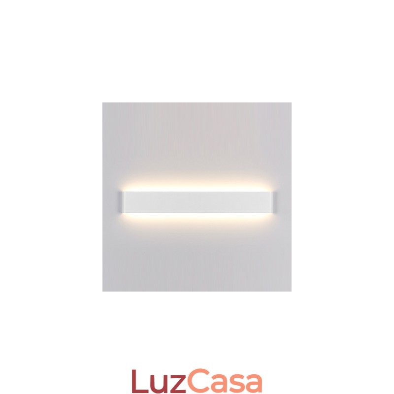 Apliques de parede modernos Luz Interior Preto Branco 72cm