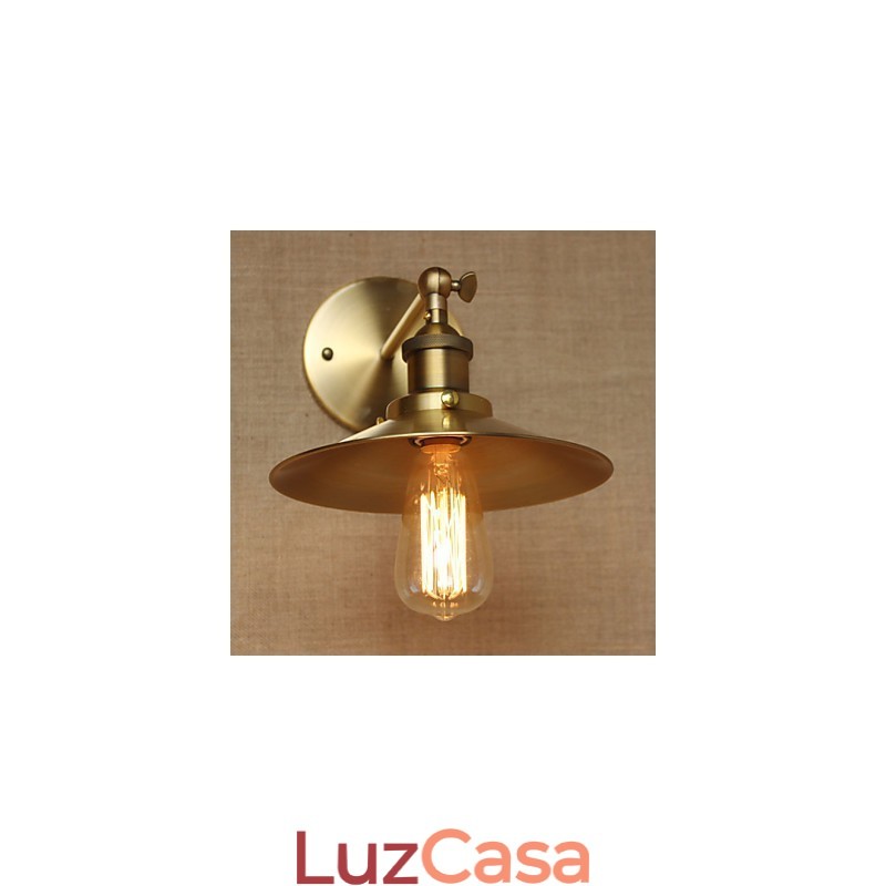 Estilo Industrial Minimalista Villa Retro Cobre Guarda-chuvas Decorativos Em Frente À Parede Do Corredor Da Igreja