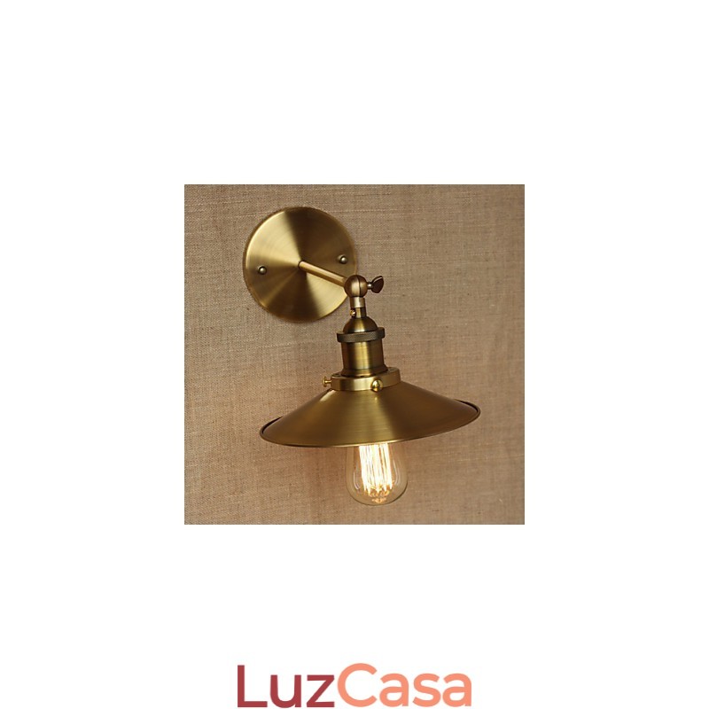 Estilo Industrial Minimalista Villa Retro Cobre Guarda-chuvas Decorativos Em Frente À Parede Do Corredor Da Igreja