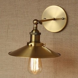 Estilo Industrial Minimalista Villa Retro Cobre Guarda-chuvas Decorativos Em Frente À Parede Do Corredor Da Igreja