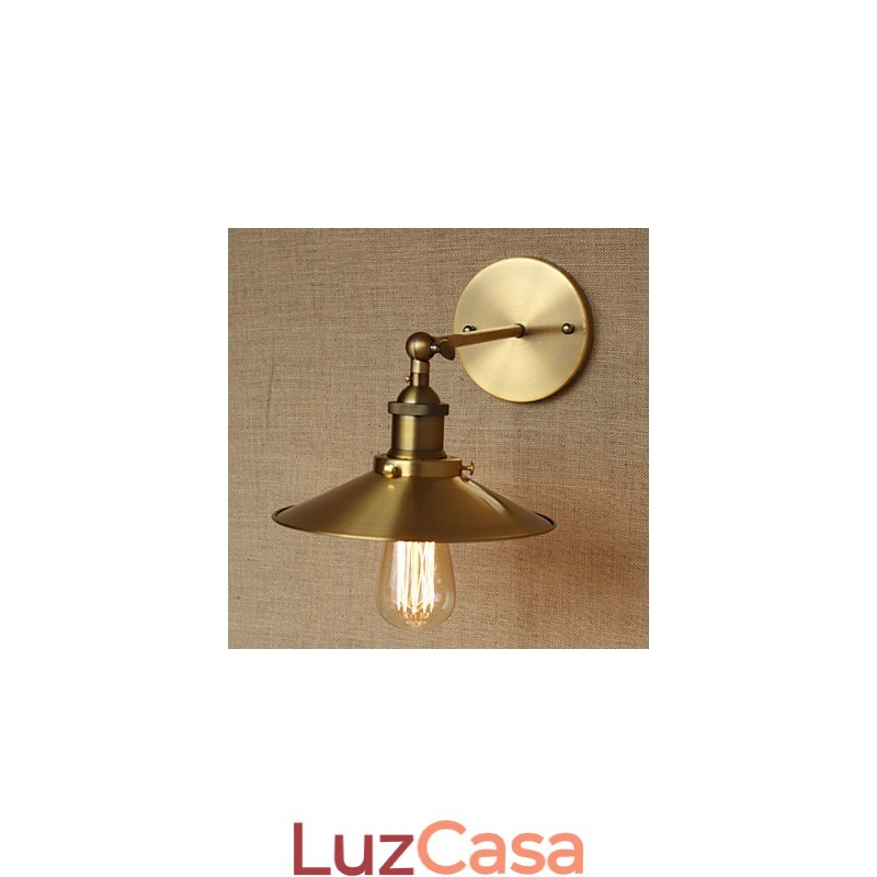 Estilo Industrial Minimalista Villa Retro Cobre Guarda-chuvas Decorativos Em Frente À Parede Do Corredor Da Igreja