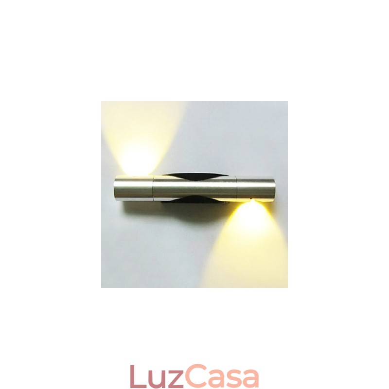 Mini Estilo Flush Mount Wall Lights Moderno Contemporâneo Madeira Bambu