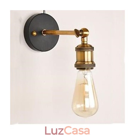 Luminária de parede com cabeça de cobre Luminária de parede com cabeça de cobre