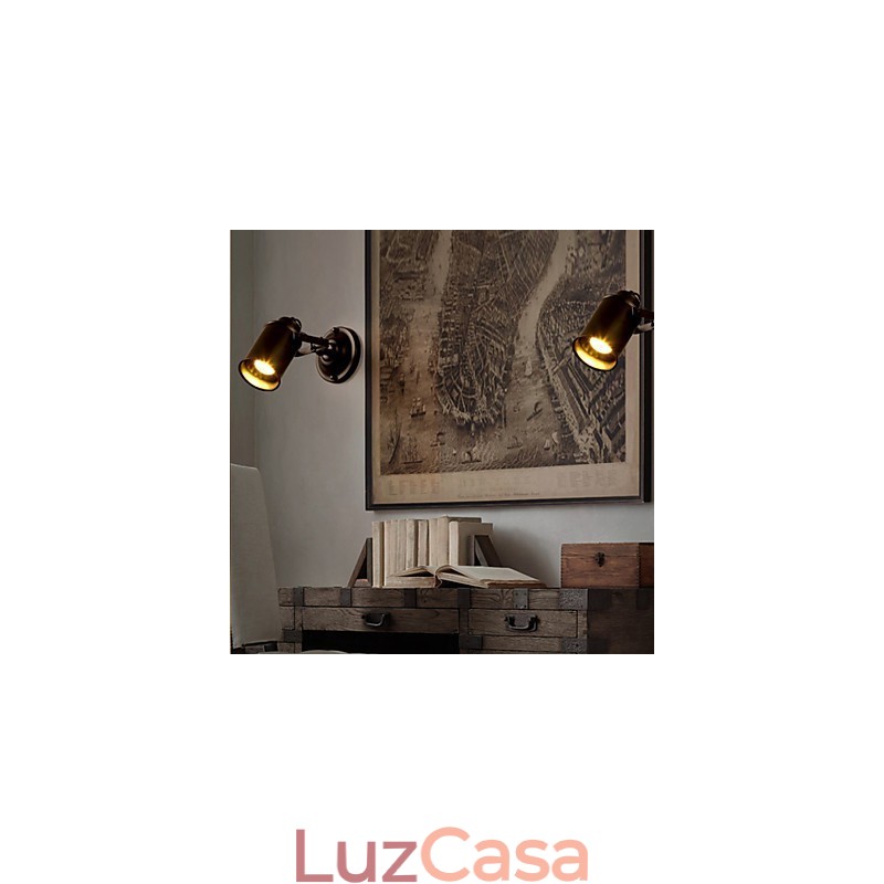 Luminária de parede americana Restaurando formas antigas Luminária de parede Luzes