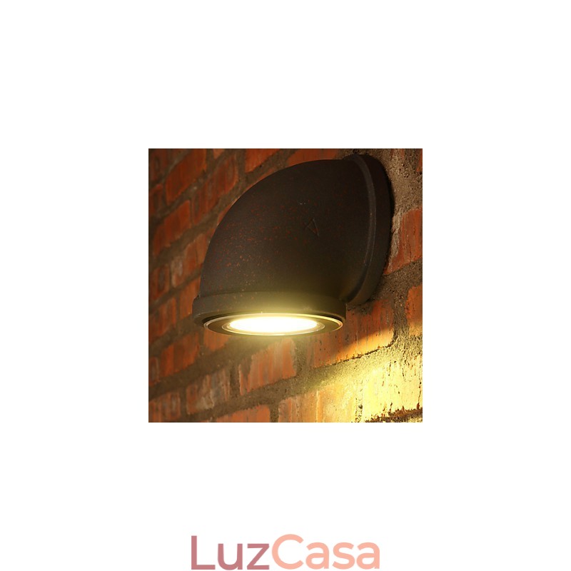 Loft Personalidade Criativa Retro Rural Water Pipe Lâmpada de Parede Luzes
