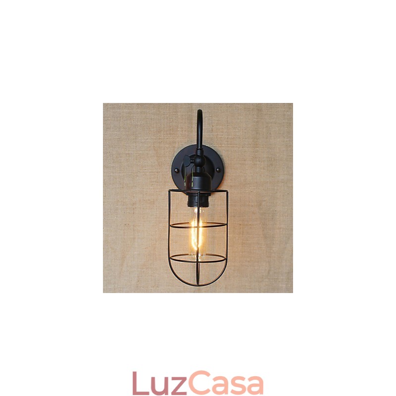 Aplique de parede decorativo americano country