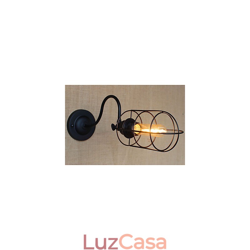 Aplique de parede decorativo americano country