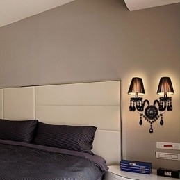 Luzes de parede de cristal de vela vidro contemporâneo moderno