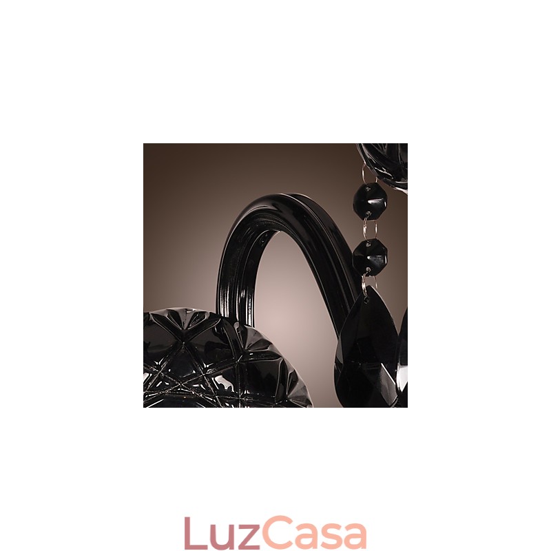 Luzes de parede de cristal de vela vidro contemporâneo moderno