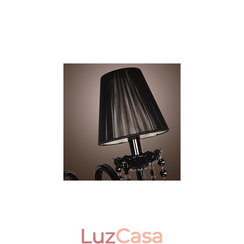 Luzes de parede de cristal de vela vidro contemporâneo moderno