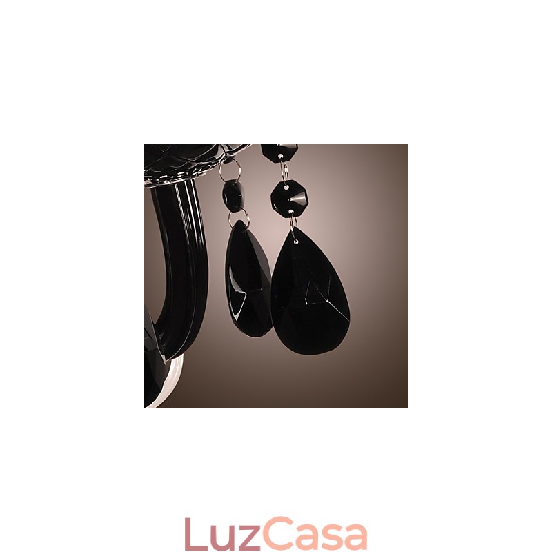 Luzes de parede de cristal de vela vidro contemporâneo moderno