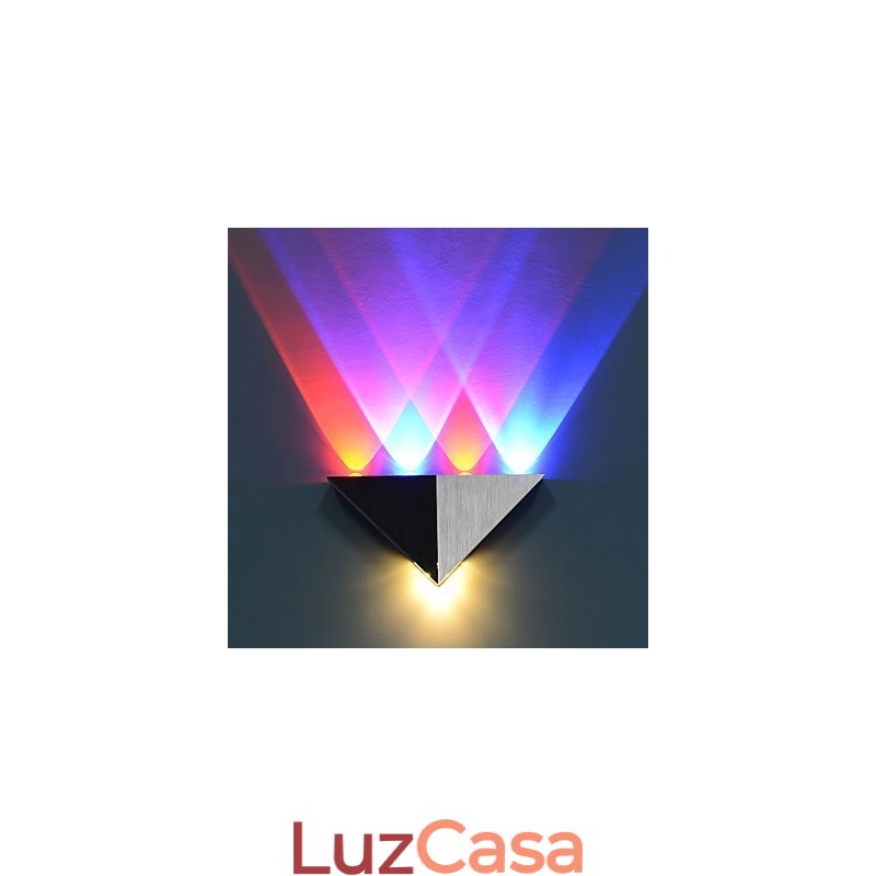 Luminárias de parede embutidas modernas contemporâneas de metal