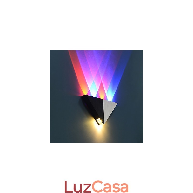 Luminárias de parede embutidas modernas contemporâneas de metal