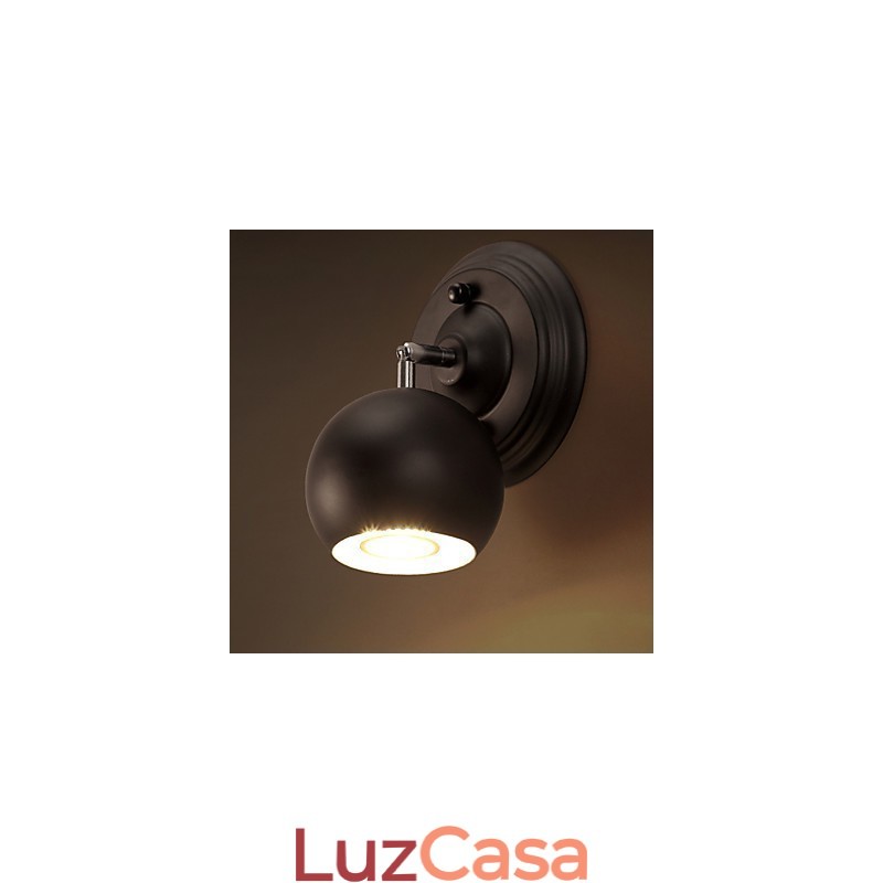 Luminária de parede de ferro forjado criativa Loft Restaurando luzes de maneiras antigas