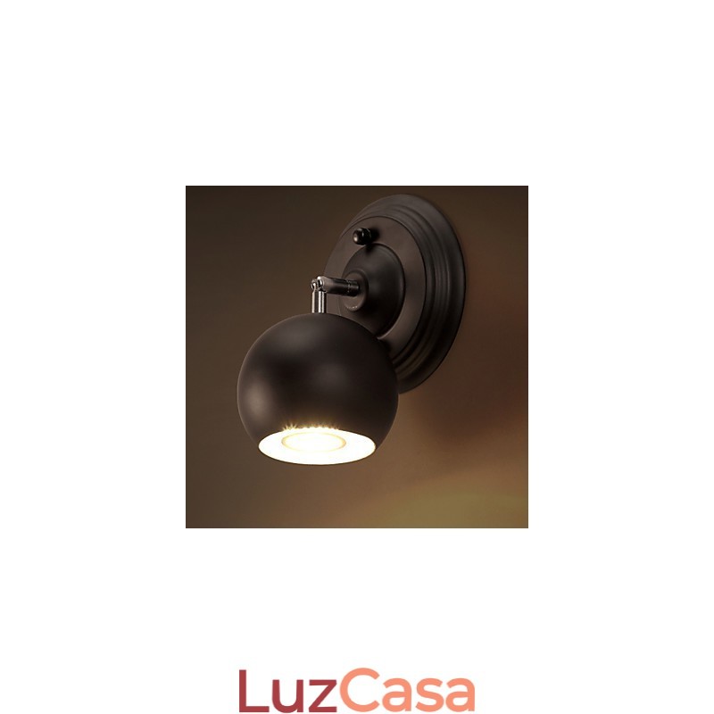 Luminária de parede de ferro forjado criativa Loft Restaurando luzes de maneiras antigas